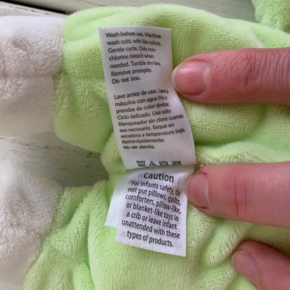 Sock Monkey Plush Rattle “Happy Easter" - Picture 7 of 8